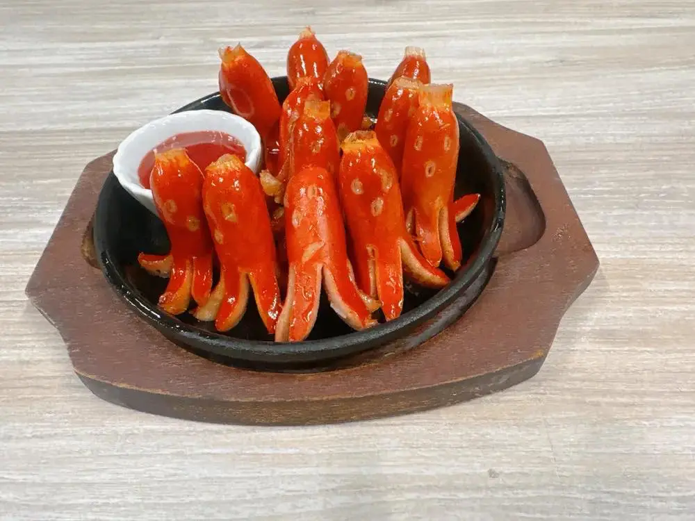 大漁のタコ